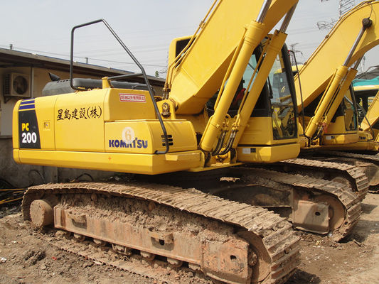 escavatore del cingolo utilizzato 0.8m3 del secchio di 19.9T KOMATSU Pc200-8 fornitore