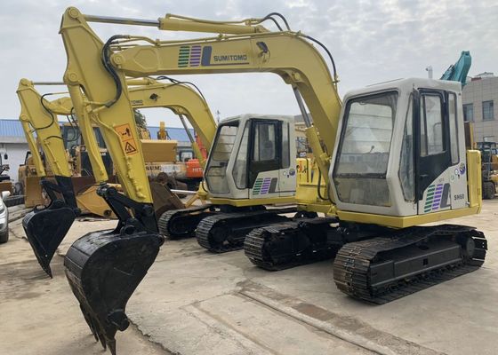 4 cilindri 2003 peso 6t di anno 4200h SH60 hanno utilizzato l'escavatore di Sumitomo fornitore