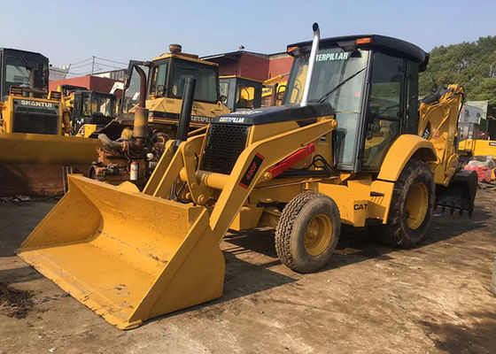 Rullo compressore della seconda mano del secchio 3.3m3 del caricatore dell'escavatore a cucchiaia rovescia del CAT 420F fornitore