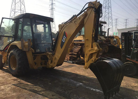 Rullo compressore della seconda mano del secchio 3.3m3 del caricatore dell'escavatore a cucchiaia rovescia del CAT 420F fornitore