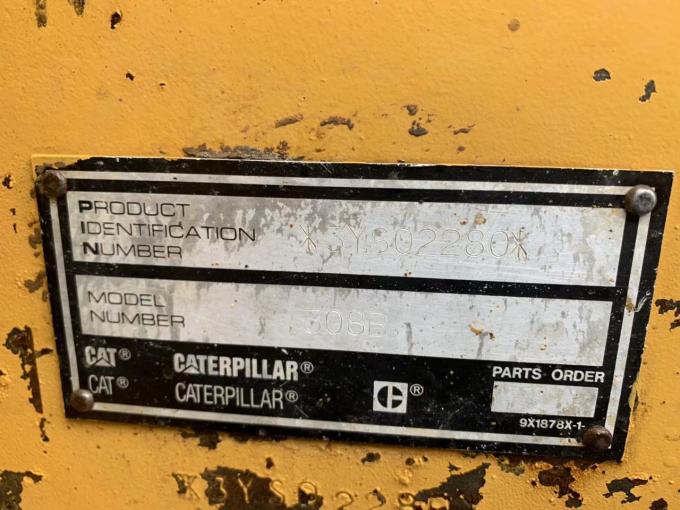 11.3rpm la classificabilità Giappone 308B resistente ha usato CAT Excavator 1