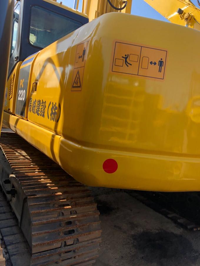 5.5km/H escavatore utilizzato cingolo di velocità 107KW PC220-7 KOMATSU 2